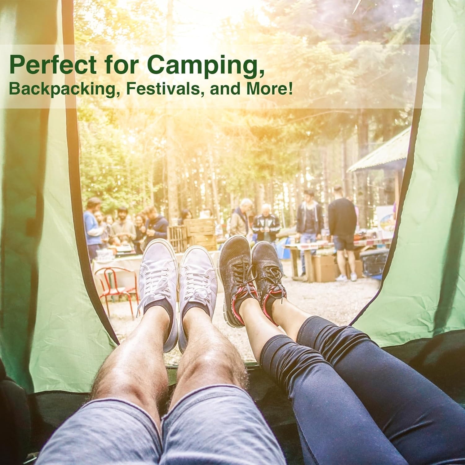 10 Pack Bulk 2 Person Tents for Homeless, Scouts, Camping, Backpacking | Waterproof Lightweight Easy Pop Up Setup 1-2 Person Tent(Blue & Green Tents)