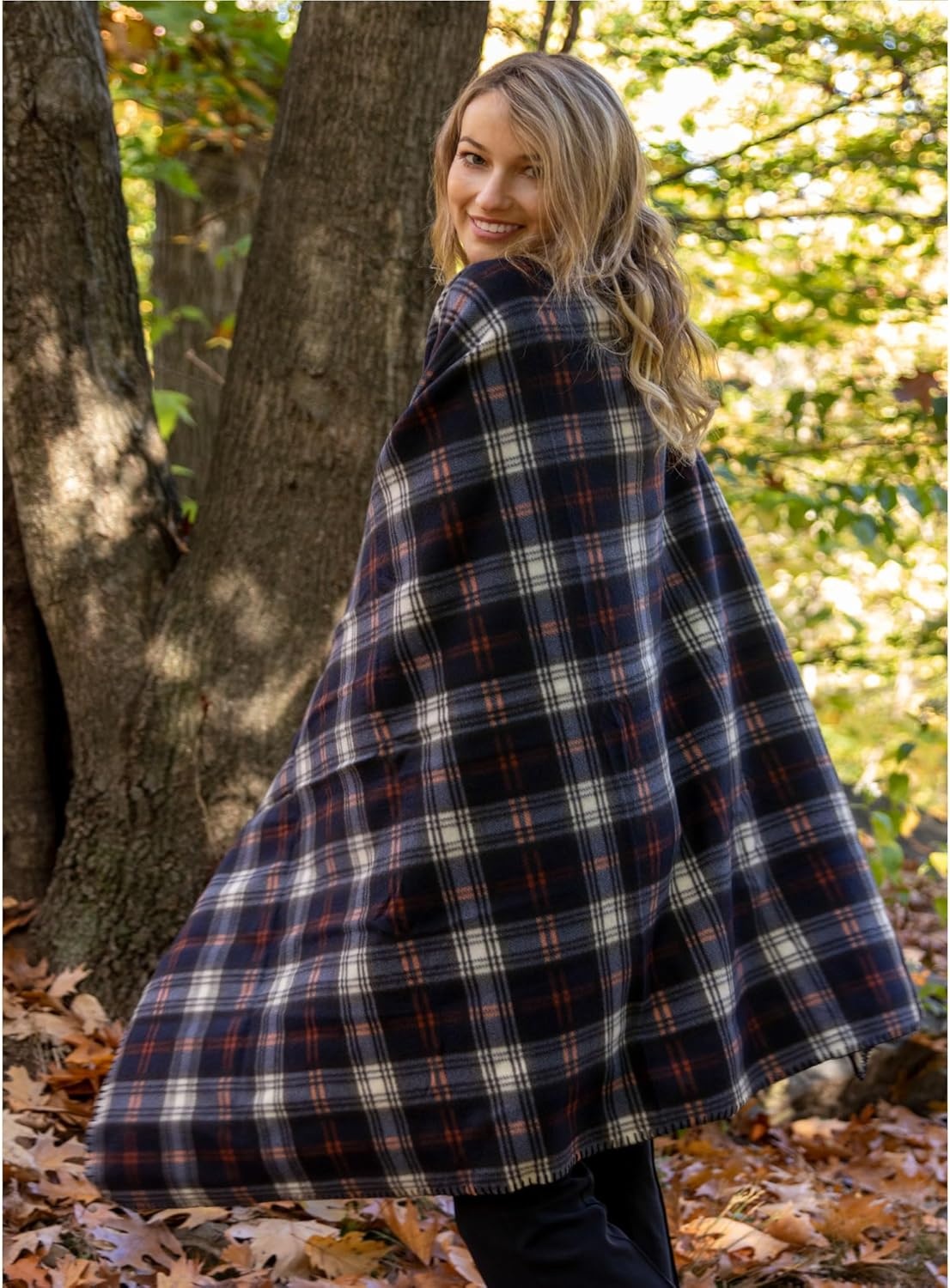 Trail maker 24 Pack Bulk Plaid Sherpa Fleece Throw Blankets 50 x 60 for Wedding Guests, Homeless, Pets | Plaid Fleece Throw Blankets Bulk(Black Plaid)
