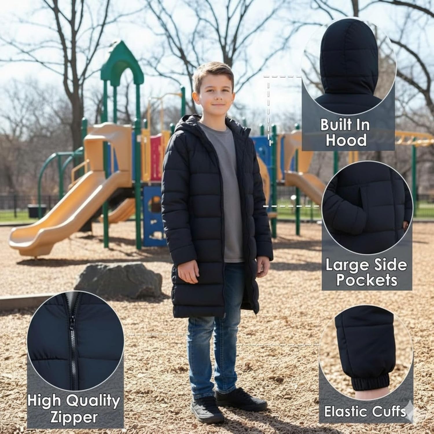 Trail maker 7047 Kids Coat Parent((10 Pack) Assorted Colors)