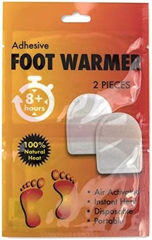 100 Pack Bulk Hand Warmers, Bulk Foot Warmers, Bulk Body Warmers for 8-10 Hours of Natural Heat(Foot Warmers)
