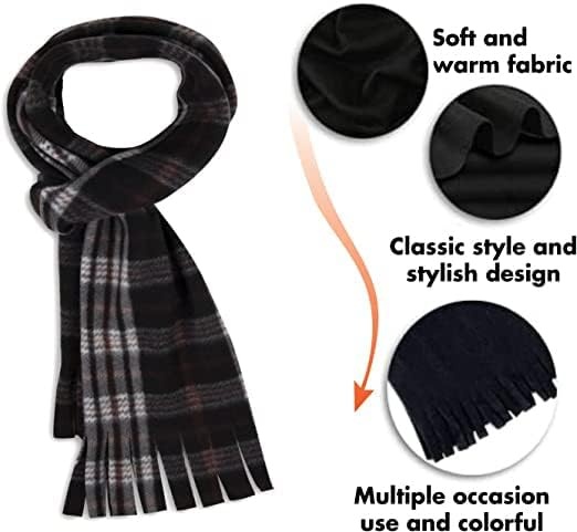 Trail maker Bulk Scarves for Women, Wedding, Homeless, 100 Scarves Pack Lightweight Wholesale Pashmina Scarves in Bulk(Assorted Plaids Pack)