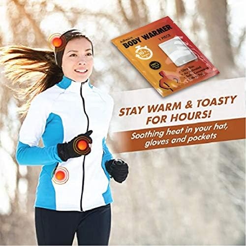 100 Pack Bulk Hand Warmers, Bulk Foot Warmers, Bulk Body Warmers for 8-10 Hours of Natural Heat(Body Warmers)
