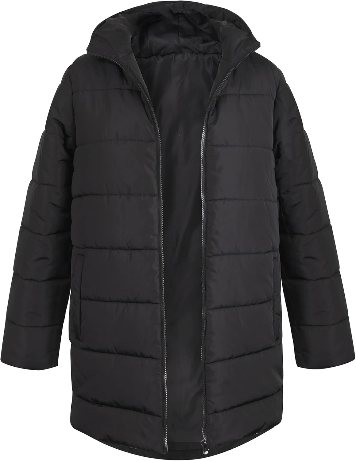 Trail maker Waterproof Long Puffer Jackets, Mens, Womens & Kids Hooded Winter Coats, 10 Pack((10 Pack) Men’s Multi Assorted Pack)