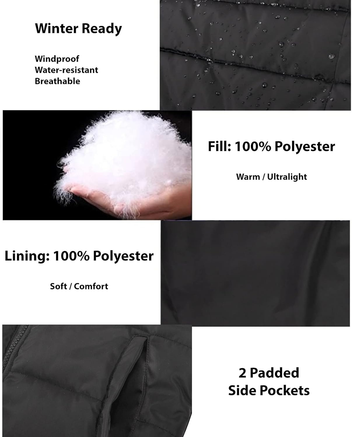 Trail maker Waterproof Long Puffer Jackets, Mens, Womens & Kids Hooded Winter Coats, 10 Pack((10 Pack) Men’s Multi Assorted Pack)
