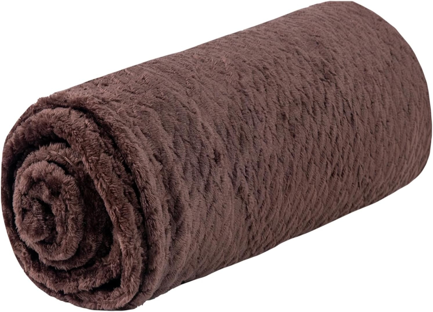 Waffle Knit Textured Throw Blanket Soft for Couch, Sofa, Twin Bed, Kids, Adults, 50 x 60 Chenille Knit Blanket, Boho Throw Blanket for Home Decor 250 GSM (Navy Blue)(Chocolate Brown)