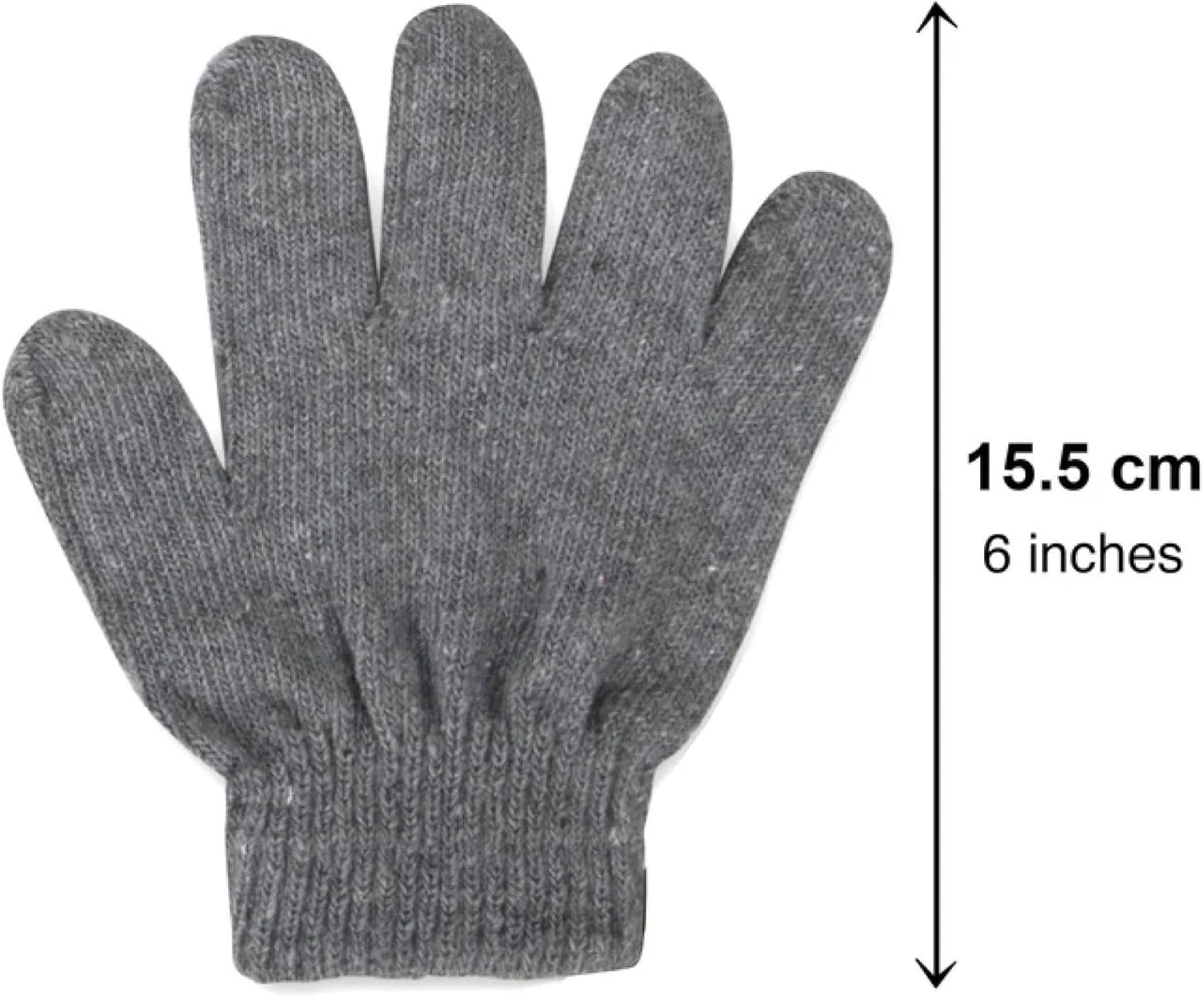 Trail maker Kid’s Winter Magic Gloves, 100 Pair Gloves for Children Stretchy Warm Magic Knit Gloves for Kids(50 Pairs in 5 Colors)