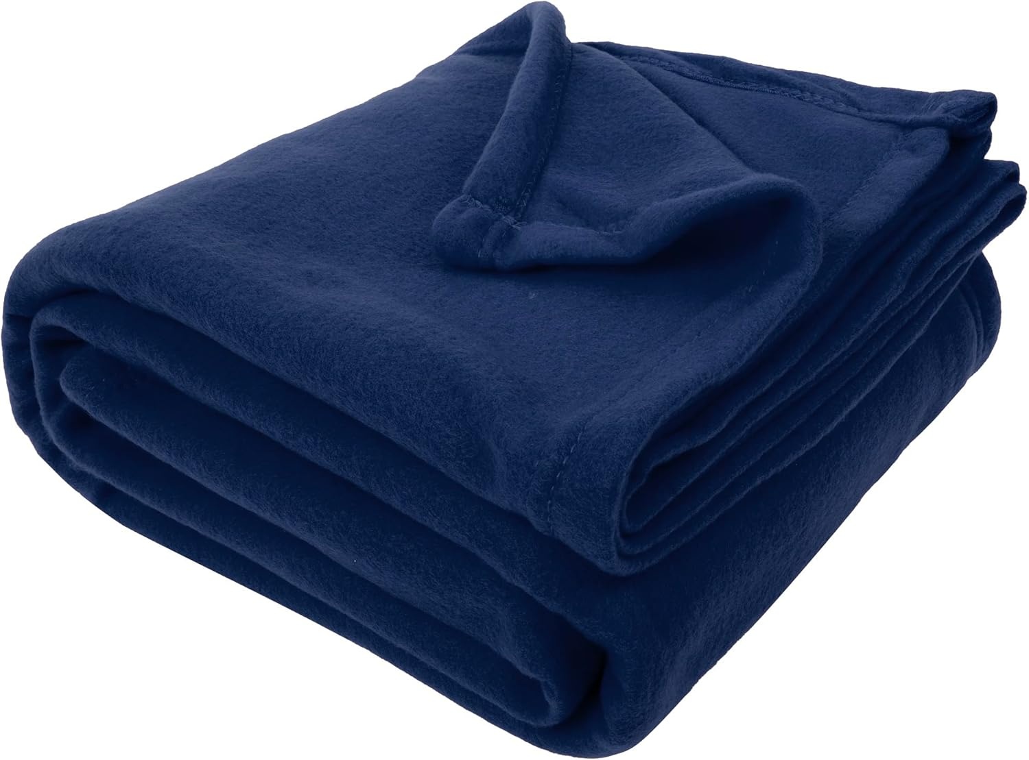 Twin Size Fleece Blankets in Bulk Microfiber Fleece Sherpa Blankets for Bed Bulk 24 Pack Hypoallergenic 60×80 Throw Blankets(Blue)