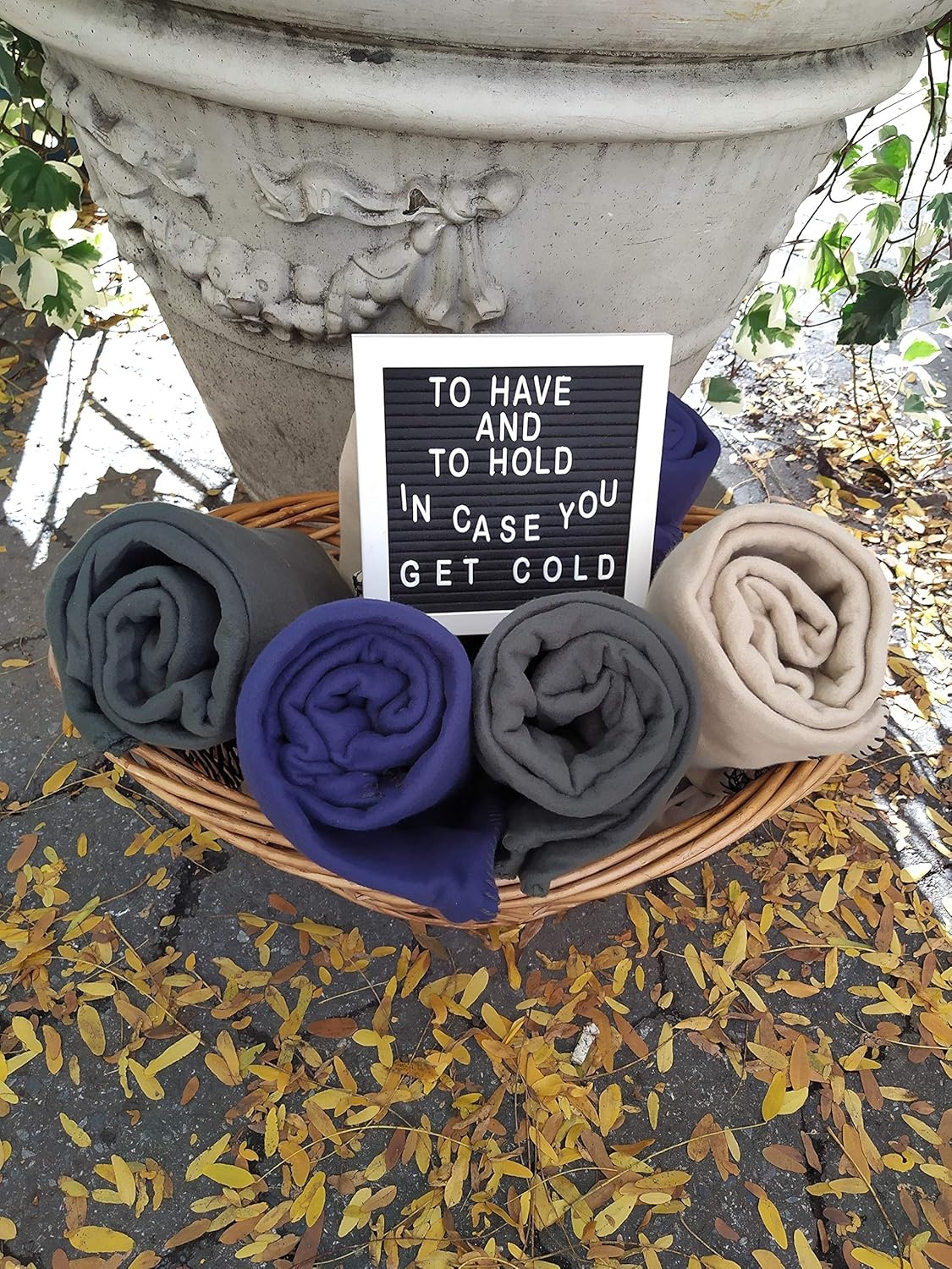 (24 Pack) Bulk Fleece Fall Throw Blankets 50×60 for Wedding Favors, Homeless Women, Men, Homes, Bed, Sofa, Couch, Office, Pet Blankets, Travel | Soft Warm Lightweight Throw Blankets in Bulk (8 Color)(Navy Blue)