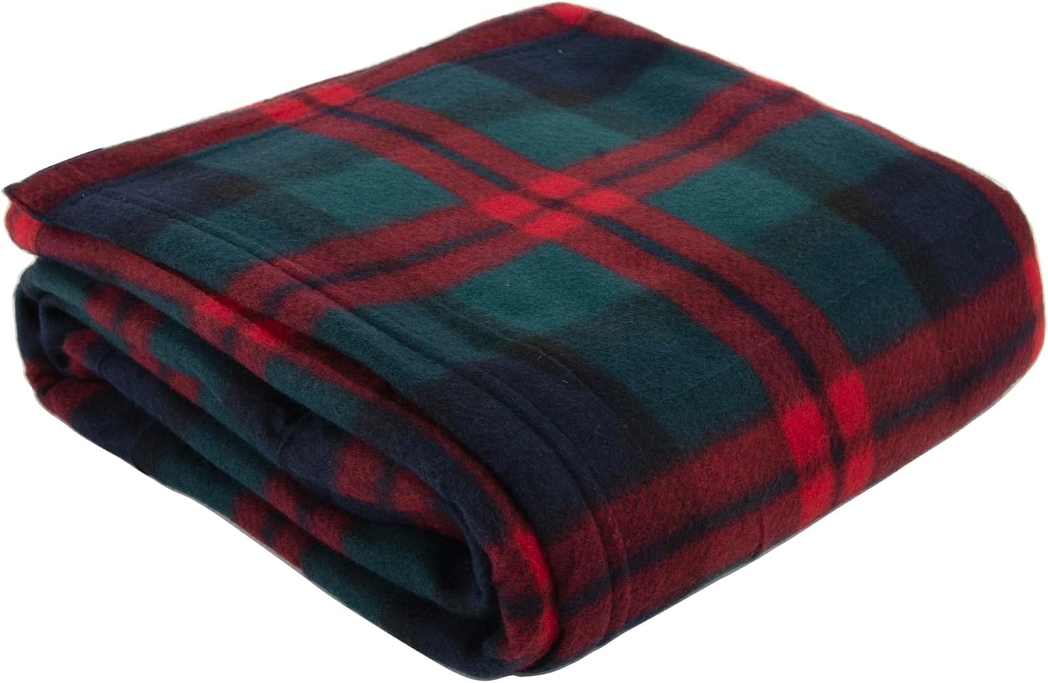 Trail maker 50×60 Throw Blankets, Plaid Fleece Throw Blankets for Bedroom, Couch, Livingroom, Chair, Pets, Outdoors(Green)