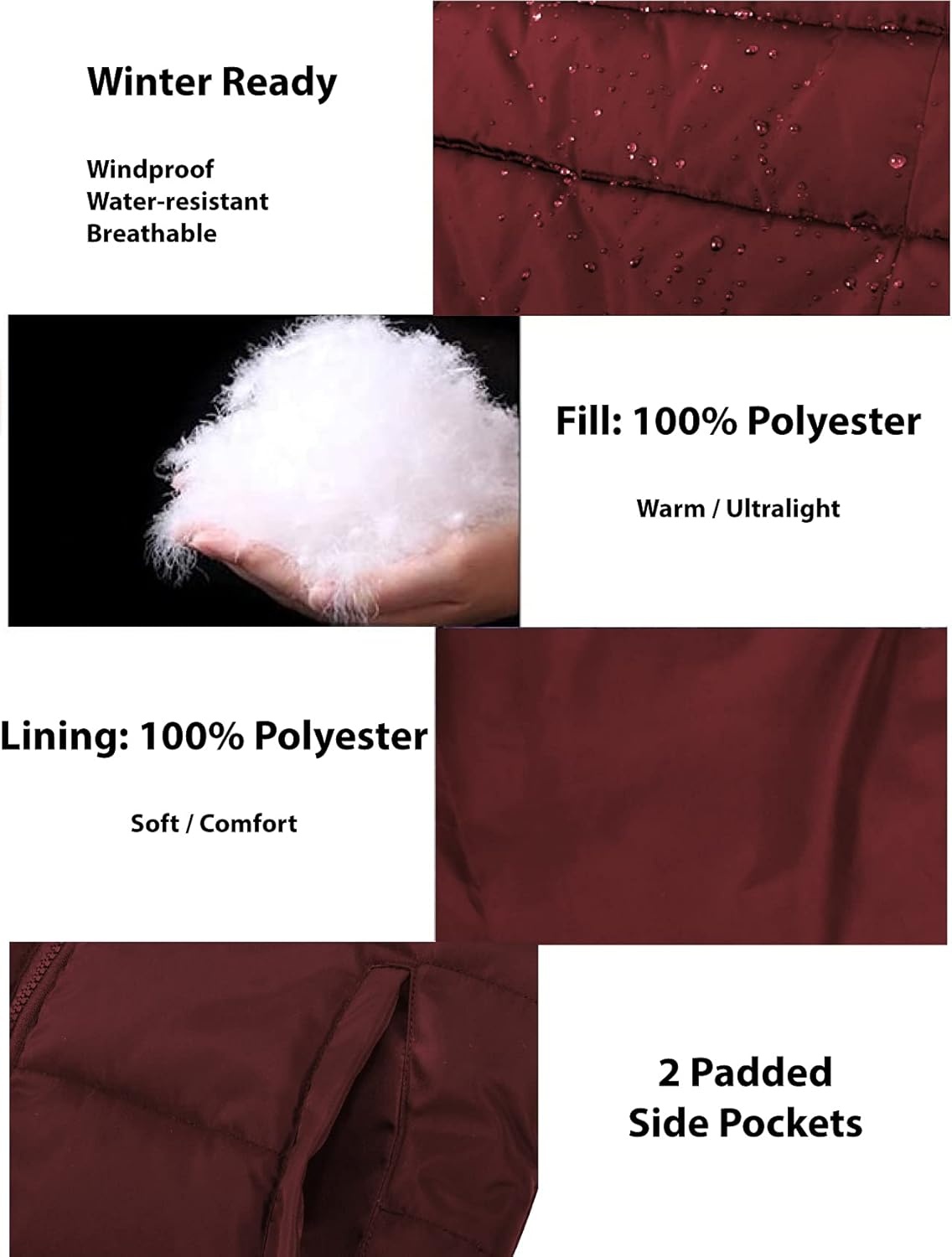 Trail maker Waterproof Long Puffer Jackets, Mens, Womens & Kids Hooded Winter Coats, 10 Pack((10 Pack) Women’s Multi Assorted Pack)