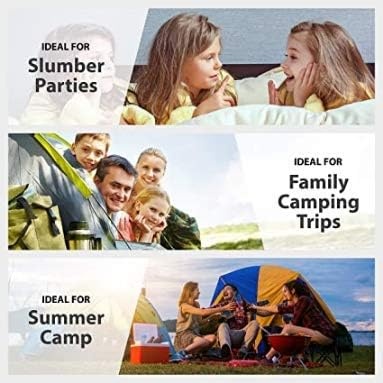 Bulk 10 Pack Envelope Sleeping Bags, 4 Seasons Warm or Cold Lightweight Indoor Outdoor Sleeping Bags for Adults, Backpacking, Camping(Standard Sleeping Bags)