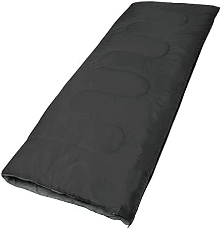 Bulk 10 Pack Envelope Sleeping Bags, 4 Seasons Warm or Cold Lightweight Indoor Outdoor Sleeping Bags for Adults, Backpacking, Camping(Black Sleeping Bags)
