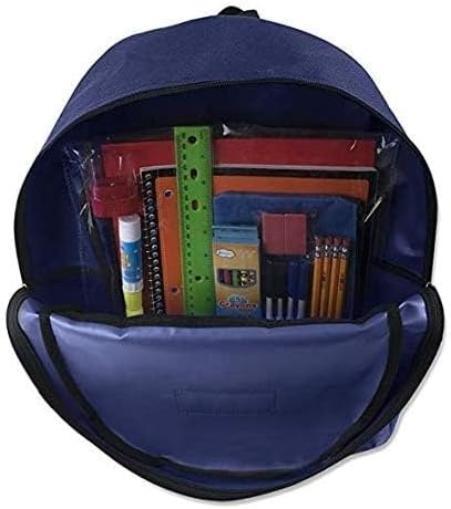 Trail maker 24 Pack Bulk Backpacks with Stationary Supplies – Wholesale Backpack and Stationary Kits (Classic Colors Pack)(Classic Colors Pack)