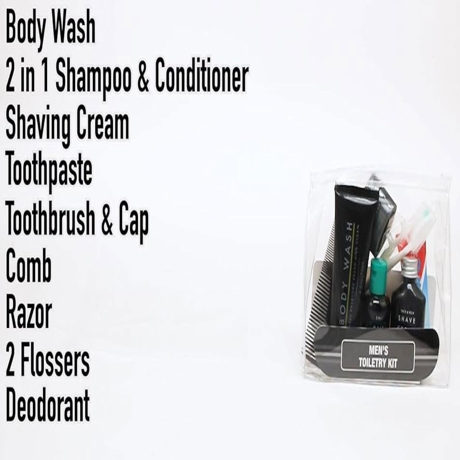 Trail maker (25 Pack) Homeless Care Package Hygiene Kits for Men, 13 Piece Travel Size Toiletries, Summer Essentials with Toothbrush, Soap, Shampoo, and Deodorant