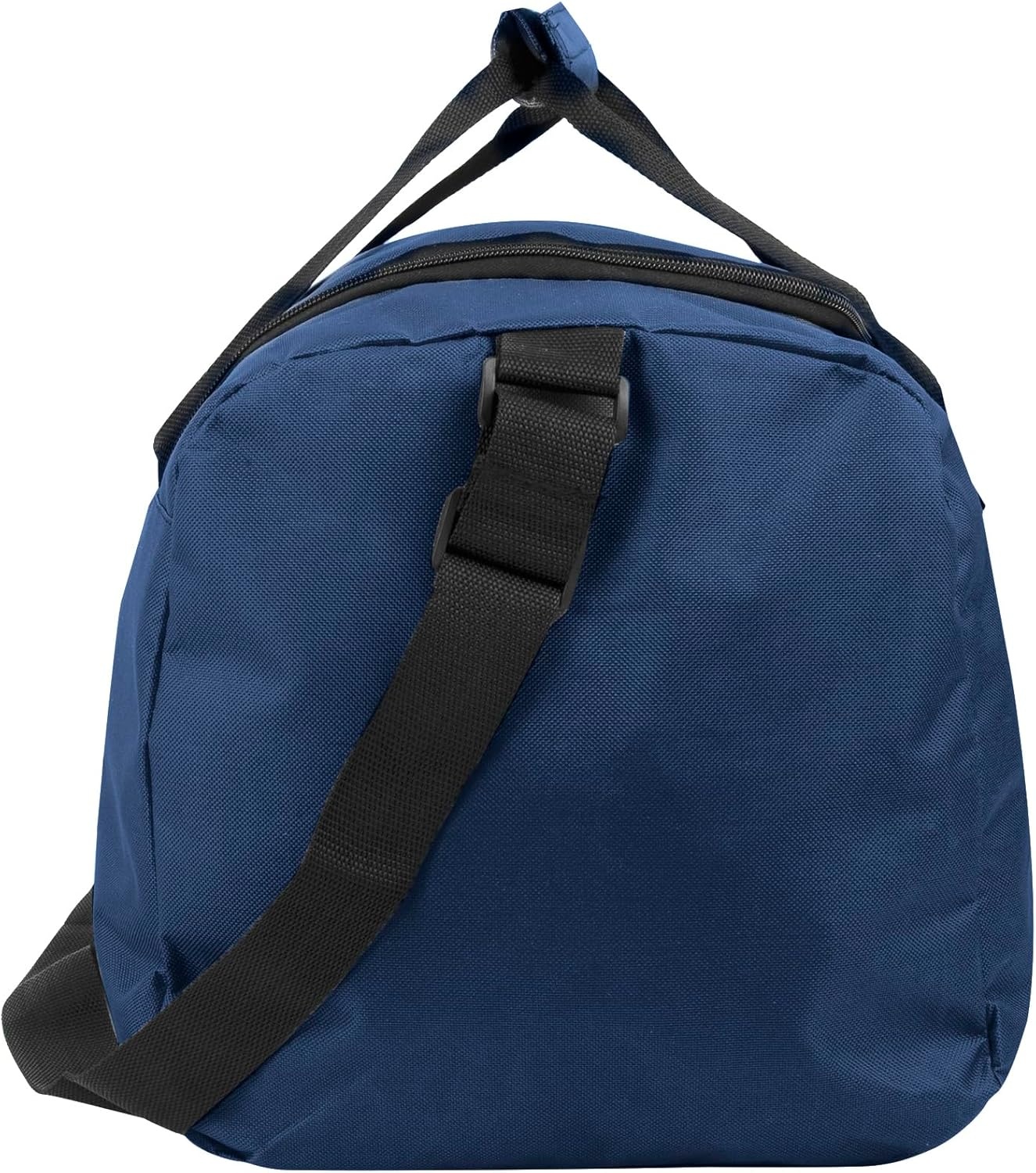 (24 Pack) Bulk Duffle Bags Wholesale for Homeless Adult Men, Women, Travel, and Sports Teams (All Black Pack)(All Blue Pack)