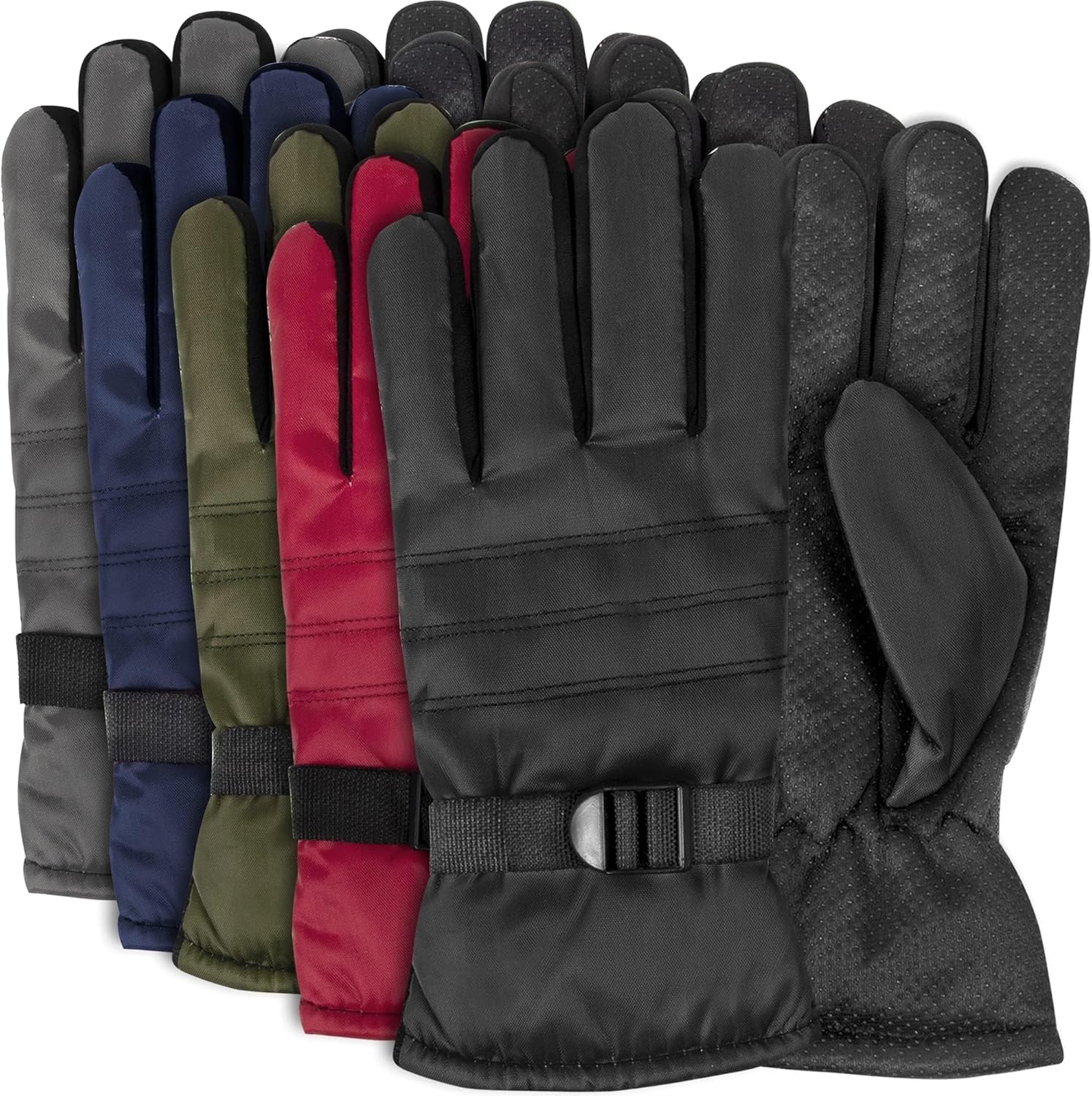 Trail maker Winter Gloves in Bulk Winter Gloves for Adult Men and Women, Warm for Extreme Weather Waterproof Insulated Gloves(50)