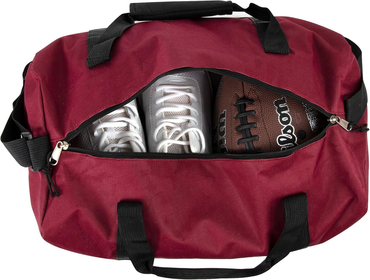 24 Pack Bulk Duffle Bags Wholesale by the Case for Homeless, Sports Teams, and Duffle Bags for Foster Kids (Assorted Colors Pack)(All Red Pack)