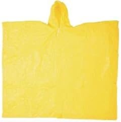 Trail maker Bulk Rain Ponchos for Adults 10 Pack Disposable Wholesale Rain Coats 100% Waterproof Emergency Ponchos with Hood(Assorted Colors Pack)