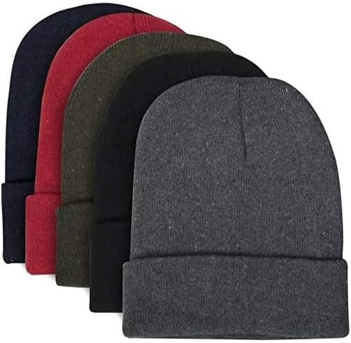 Trail Maker 10 Pack Winter Hats | Bulk Beanies Wholesale Winter Hats for Men, Women, Teens(Assorted Color Pack)