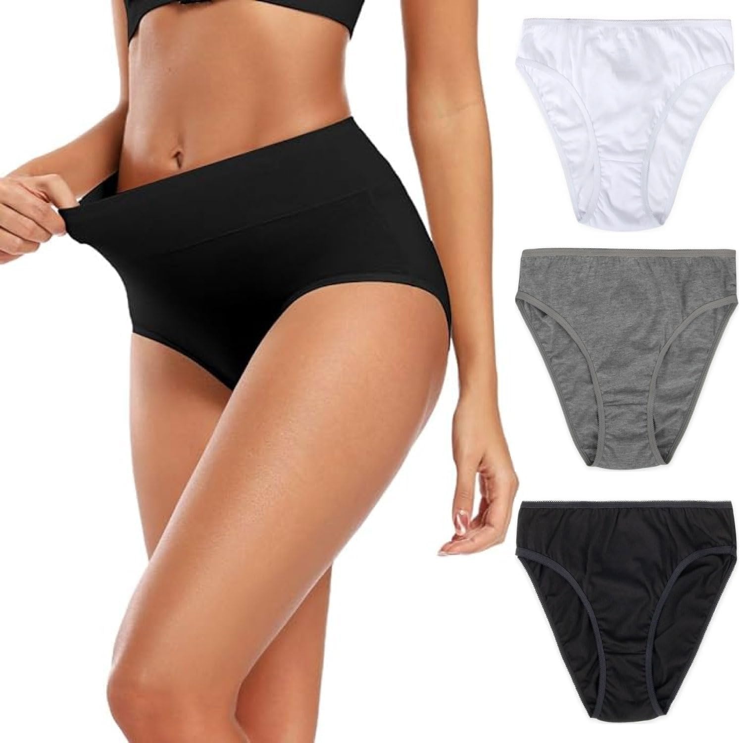 Trail maker Bulk Women’s Underwear for Homeless, 50 Pack Bulk Women’s Briefs for Shelters, Disaster Relief(All Extra-larges Pack)