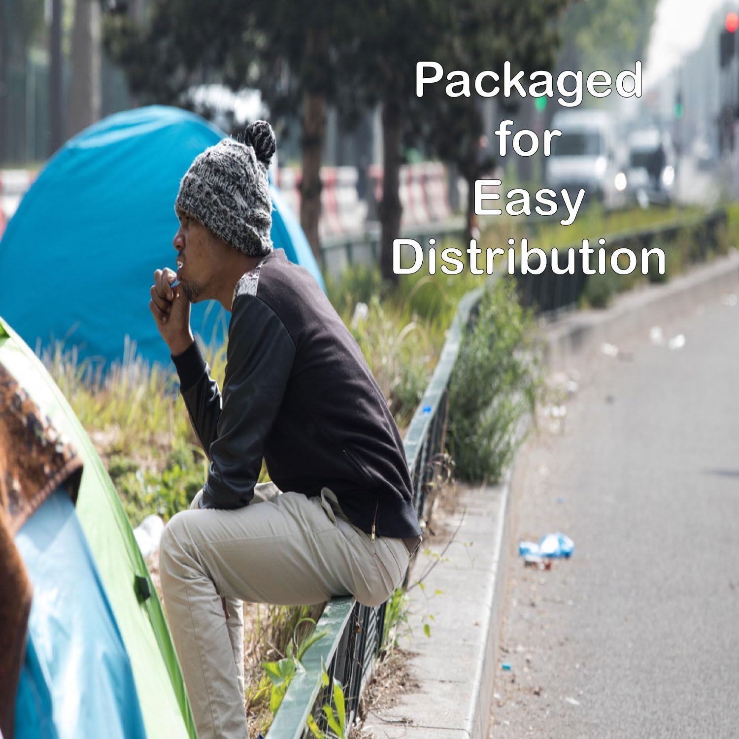 45 Piece Camping Backpack Outdoor Hygiene Kit Essentials, Individually Wrapped Personal Hygiene Kits for Homeless Men, Women (12 Kits of 45 Pieces)(12 Kits of 45 Pieces)