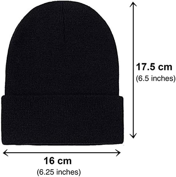 Trail Maker 10 Pack Winter Hats | Bulk Beanies Wholesale Winter Hats for Men, Women, Teens(Solid Black Pack)