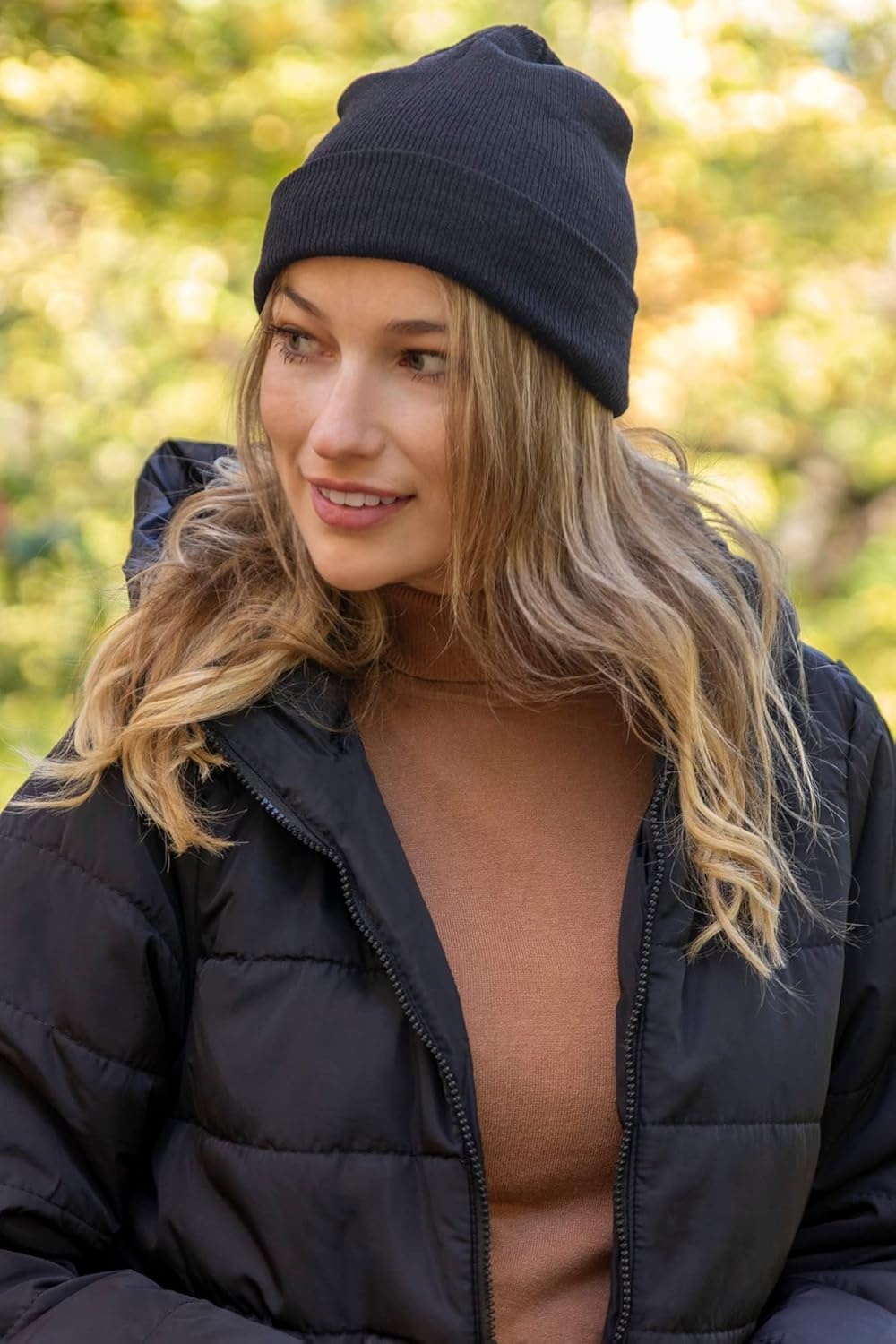 Trail Maker 10 Pack Winter Hats | Bulk Beanies Wholesale Winter Hats for Men, Women, Teens(Solid Black Pack)