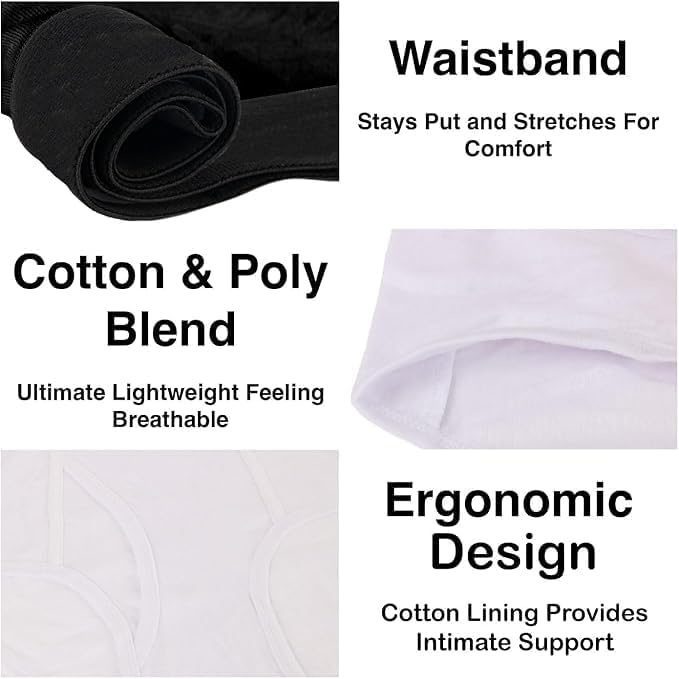 Trail maker Bulk Women’s Underwear for Homeless, 50 Pack Bulk Women’s Briefs for Shelters, Disaster Relief(All Mediums Pack)