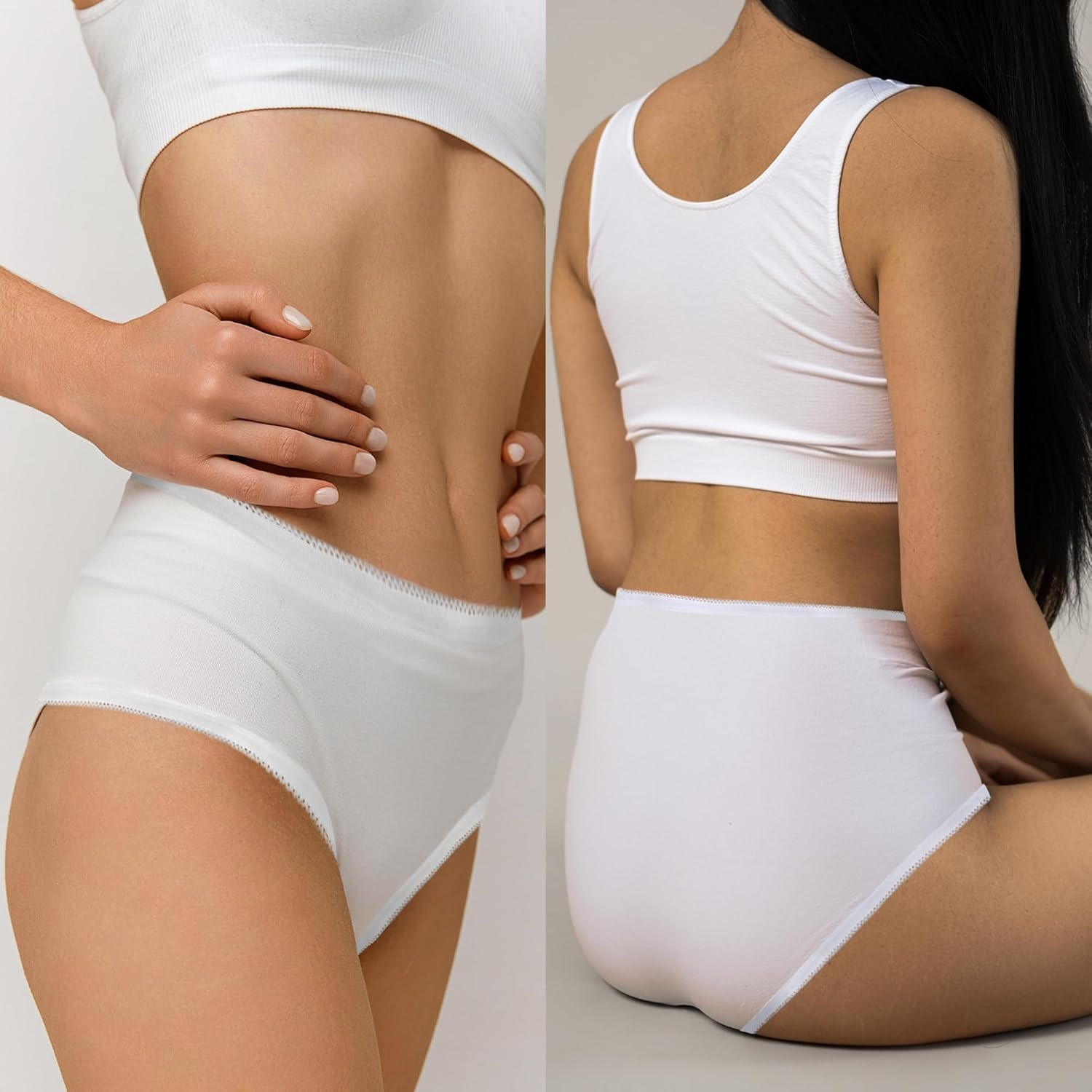 Trail maker Bulk Women’s Underwear for Homeless, 50 Pack Bulk Women’s Briefs for Shelters, Disaster Relief(All Mediums Pack)