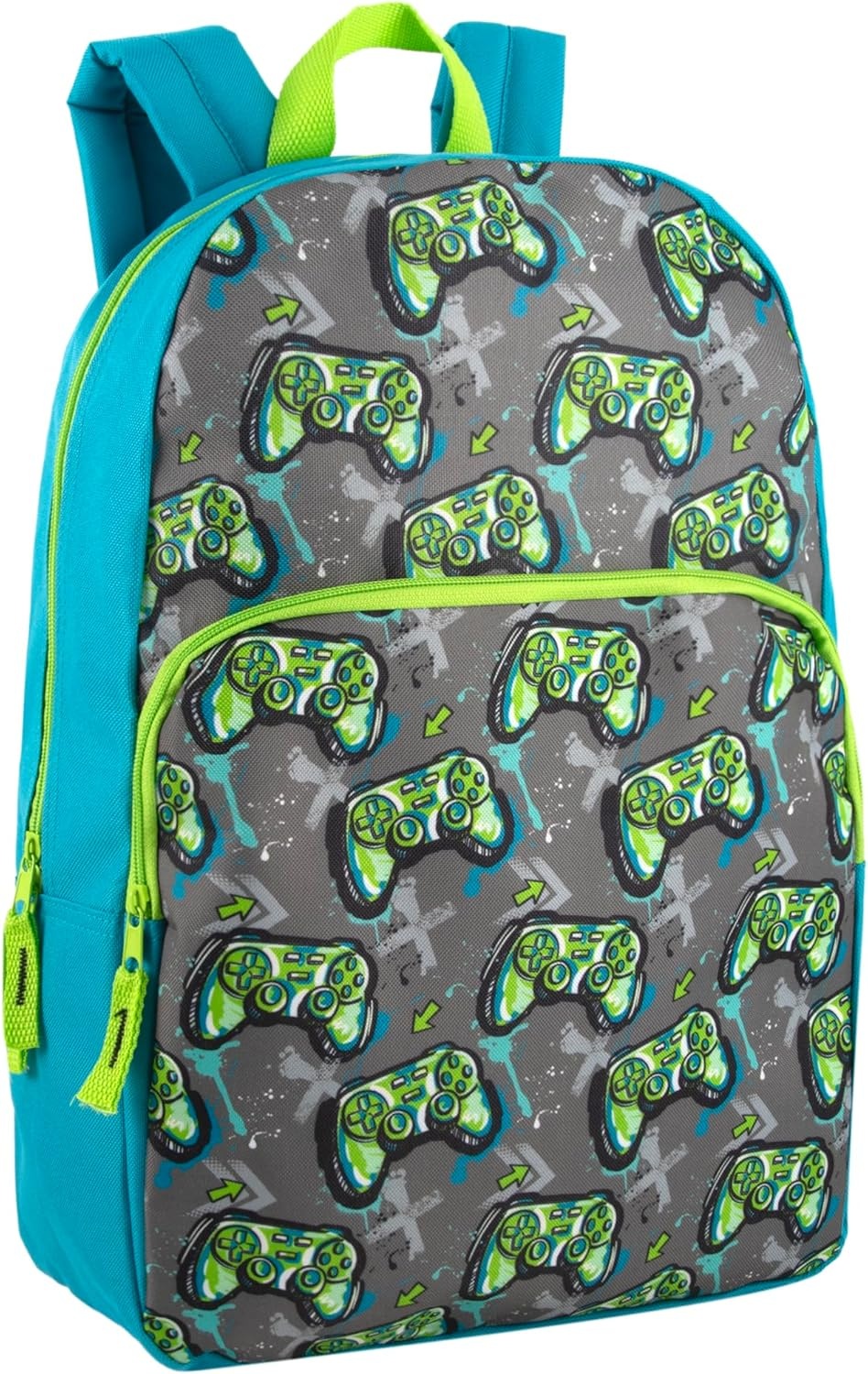 Trail maker 24 Pack of 17 Inch Printed Bulk Backpacks For Boys and Girls Wholesale Backpacks in Bulk for School Kids (Fun Mixed Boys Pack)(Fun Mixed Unisex Pack)