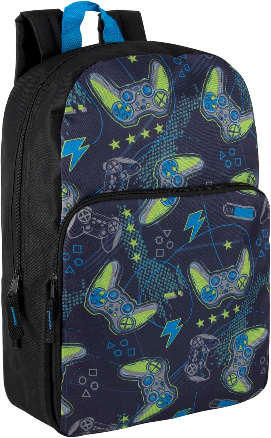 Trail maker 24 Pack of 17 Inch Printed Bulk Backpacks For Boys and Girls Wholesale Backpacks in Bulk for School Kids (Fun Mixed Boys Pack)(Fun Mixed Boys Pack)
