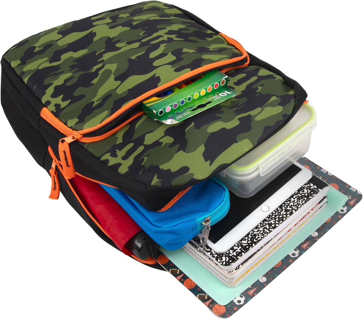 Trail maker 24 Pack of 17 Inch Printed Bulk Backpacks For Boys and Girls Wholesale Backpacks in Bulk for School Kids (Fun Mixed Boys Pack)(Fun Mixed Boys Pack)