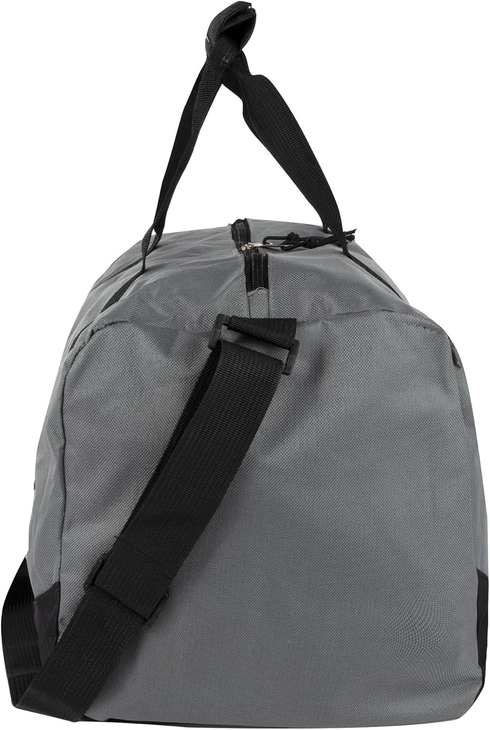 30 Liter, 17 Inch Canvas Duffle Bags for Men and Women – Travel Weekender Overnight Carry-On Shoulder Duffel Tote Bags (Grey)(Grey)
