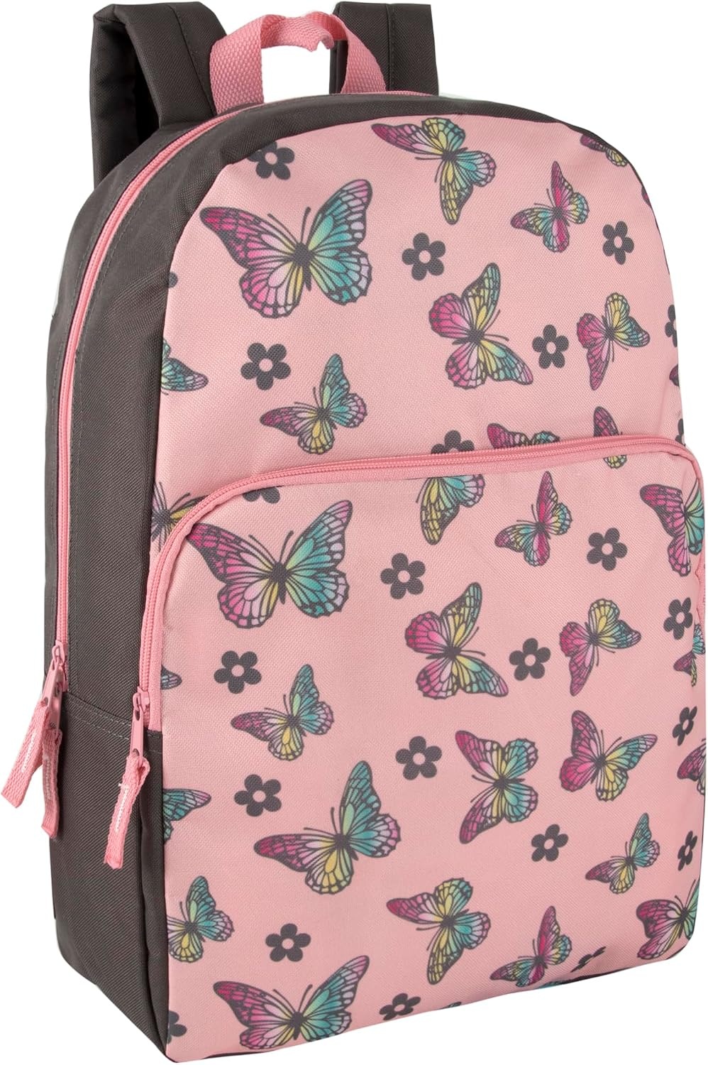 Trail maker 24 Pack of 17 Inch Printed Bulk Backpacks For Boys and Girls Wholesale Backpacks in Bulk for School Kids (Fun Mixed Boys Pack)(Fun Mixed Girls Pack)
