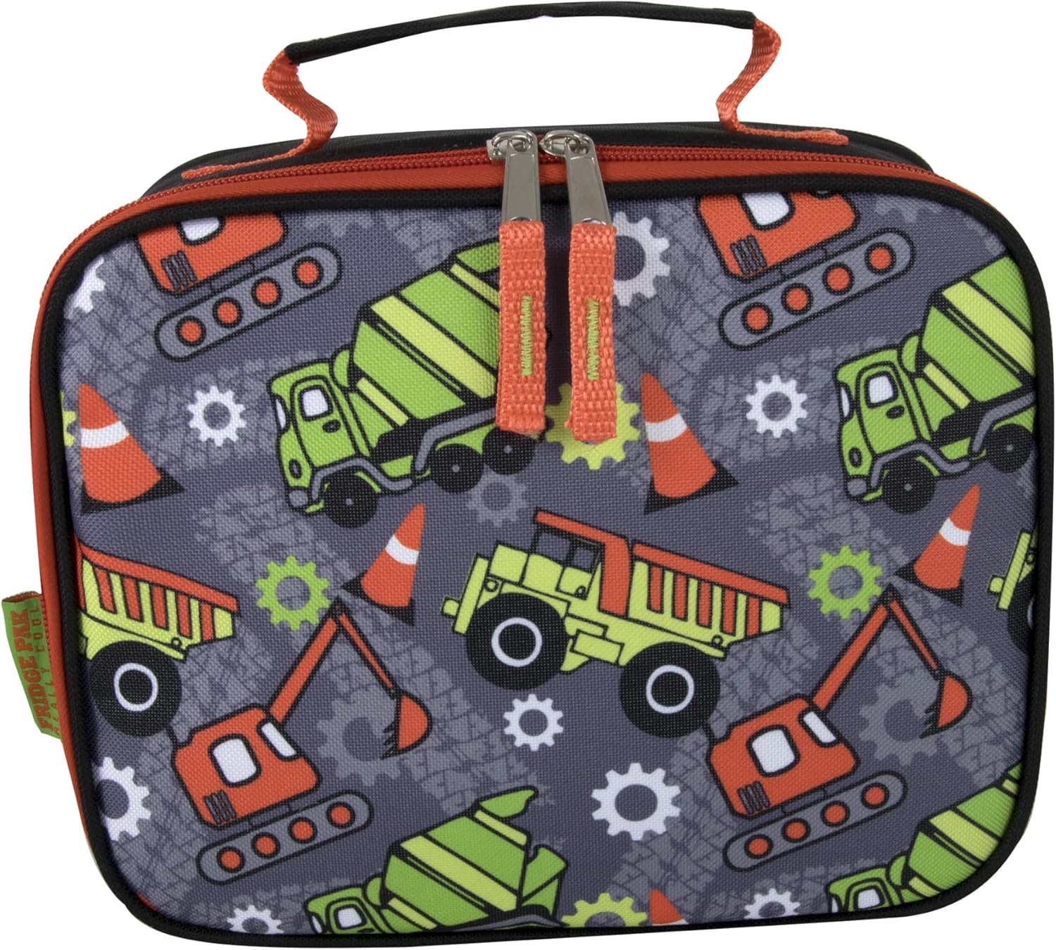 Trail maker Kids School Lunch Box Insulated for Boys, Girls | Fun Insulated Lunch Bag for Kids, School, Camp, Sports (Snarky Sharkies)(Tough Trucks)