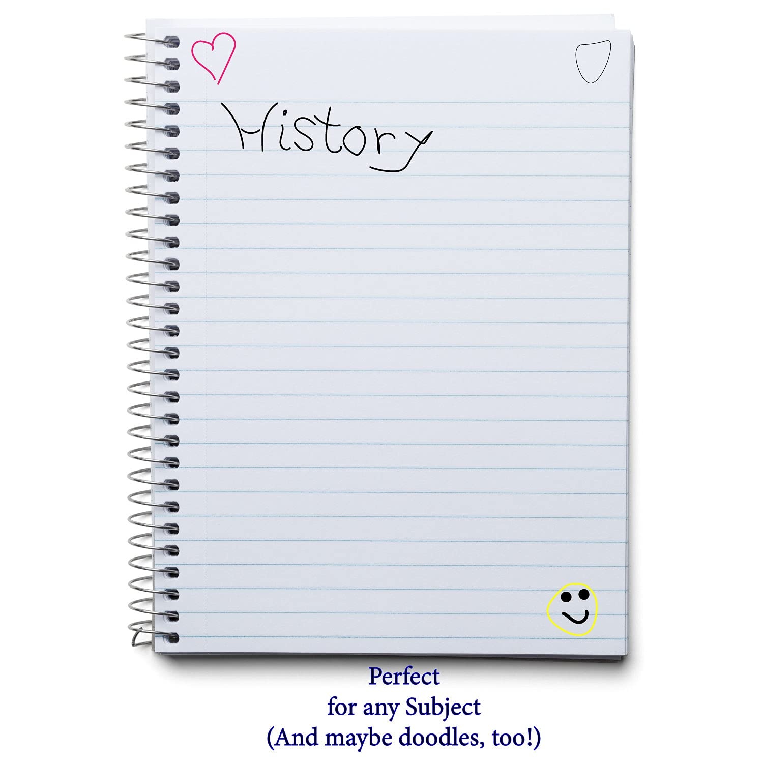 Trail maker 48 Notebooks Pack – One Subject Notebooks Wide Ruled Bulk 70 Sheets Notebooks for Kids, School, Journaling, Note Taking, Students, and Work