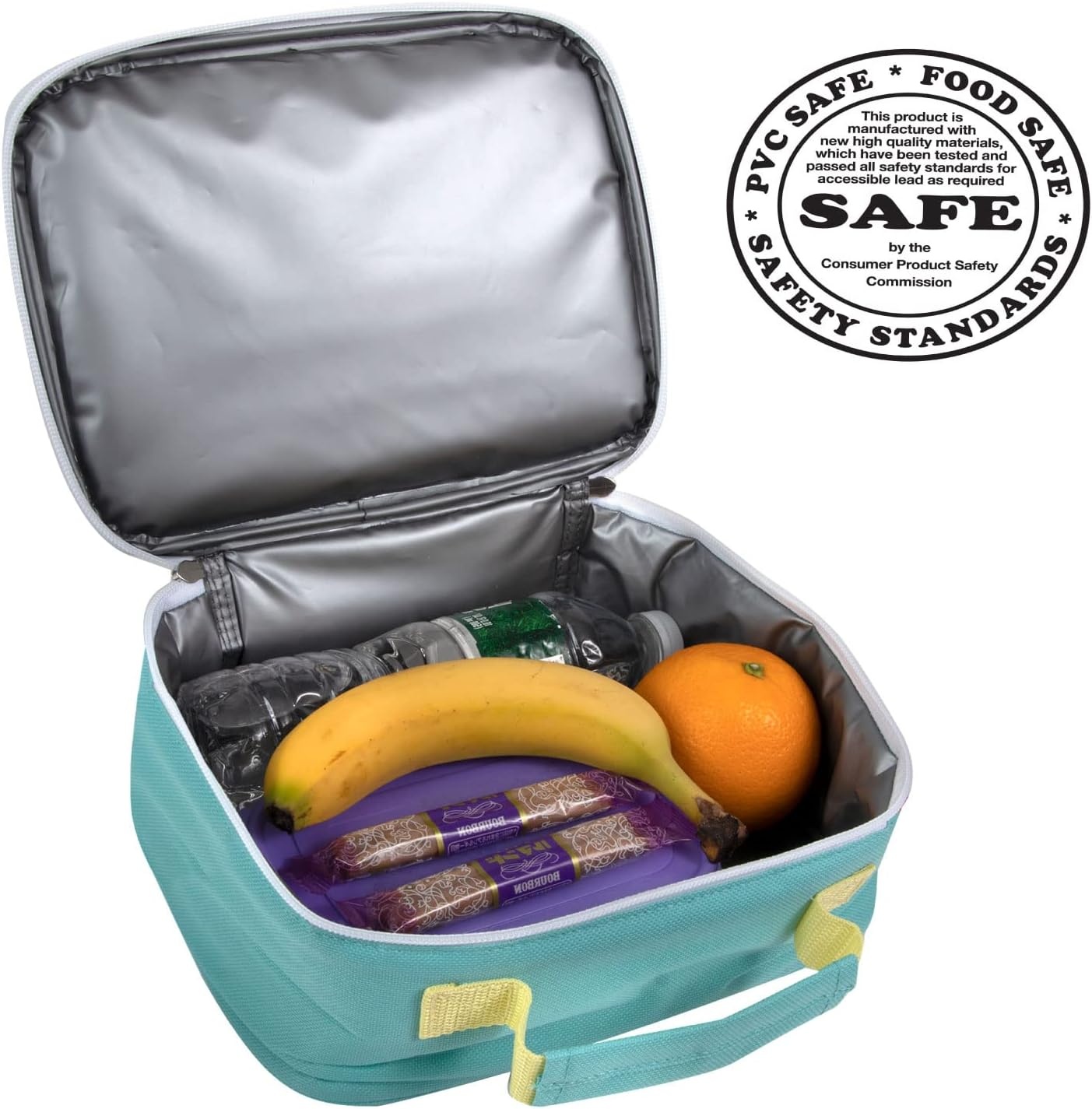 Trail maker Kids School Lunch Box Insulated for Boys, Girls | Fun Insulated Lunch Bag for Kids, School, Camp, Sports (Snarky Sharkies)(Unique Unicorns)