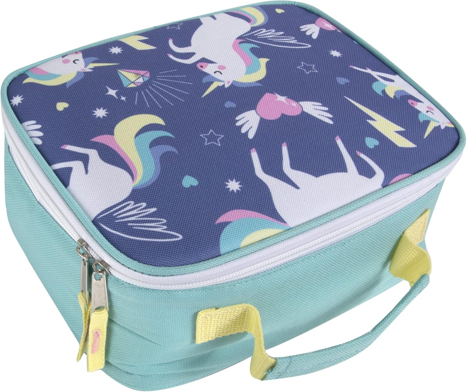 Trail maker Kids School Lunch Box Insulated for Boys, Girls | Fun Insulated Lunch Bag for Kids, School, Camp, Sports (Snarky Sharkies)(Unique Unicorns)