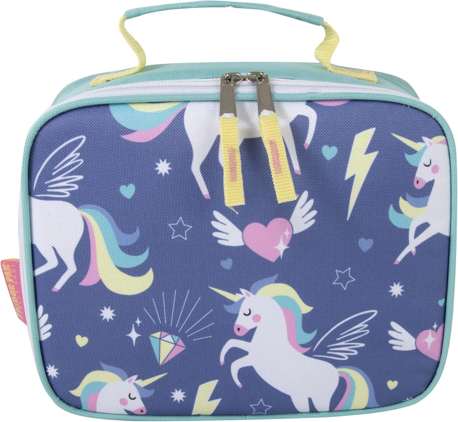 Trail maker Kids School Lunch Box Insulated for Boys, Girls | Fun Insulated Lunch Bag for Kids, School, Camp, Sports (Snarky Sharkies)(Unique Unicorns)