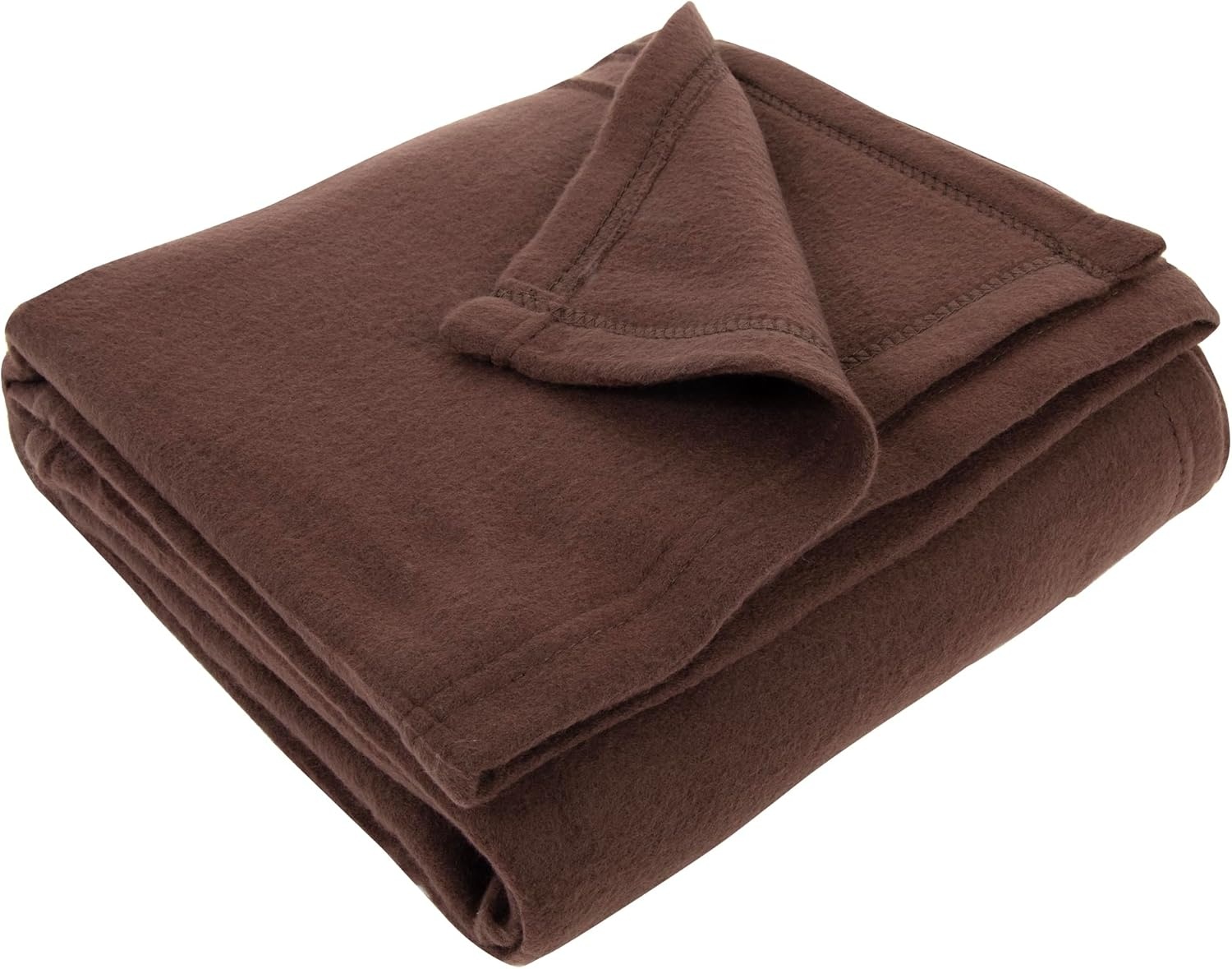 50×60 Throw Blankets, Ultra Soft Hypoallergenic Fleece Fall Throw Blanket for Livingroom, Couch, Chair, Bed, Black(Chestnut Brown)