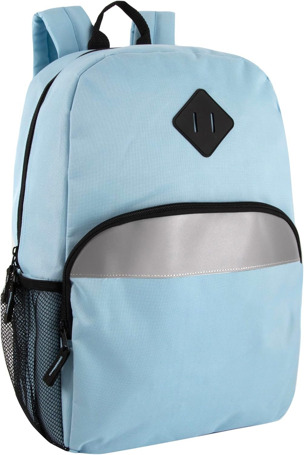 Trail maker 24 Pack Bulk Backpacks with School Supplies, Reflective Stripe, Side Water Bottle Pockets, Padded Straps