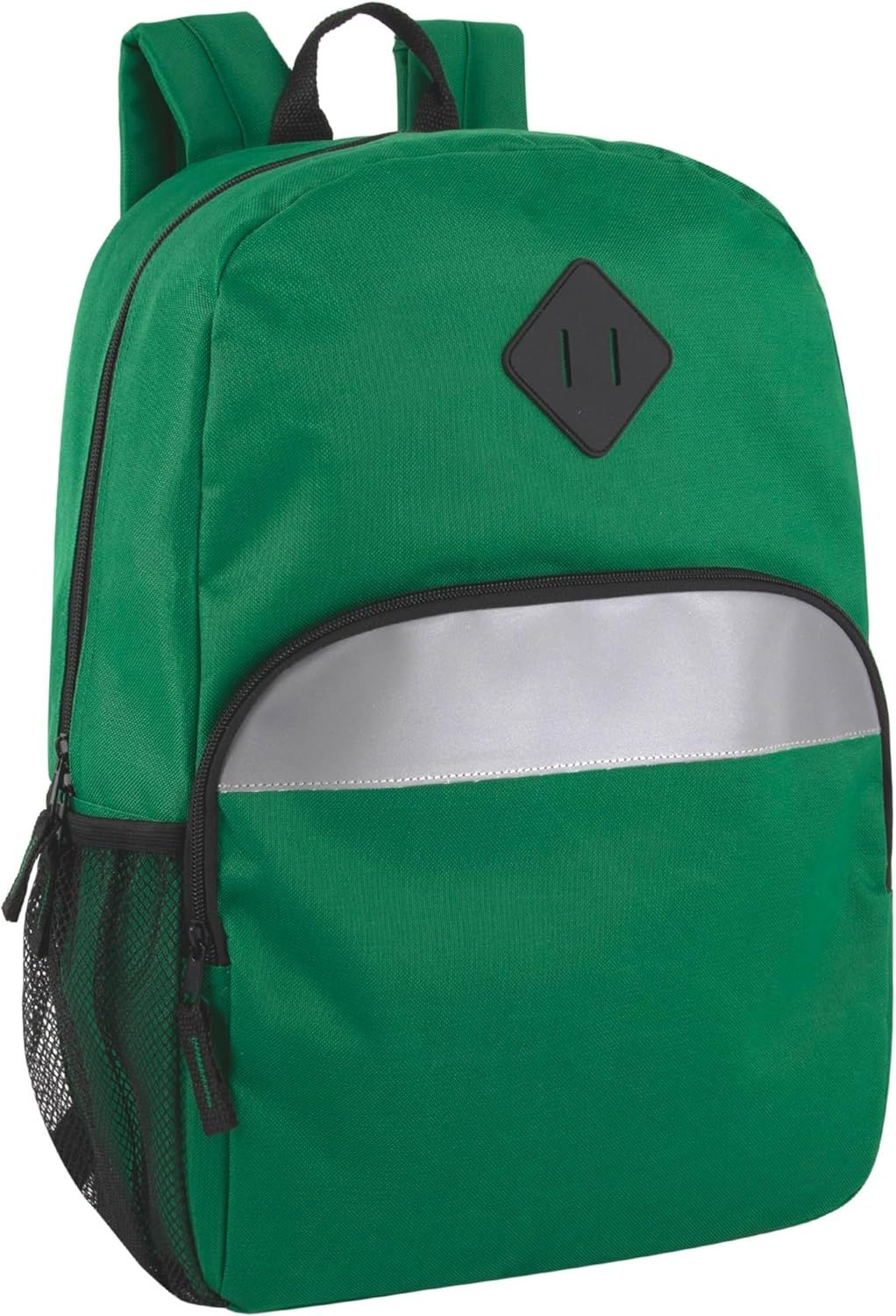 Trail maker 24 Pack Bulk Backpacks with School Supplies, Reflective Stripe, Side Water Bottle Pockets, Padded Straps
