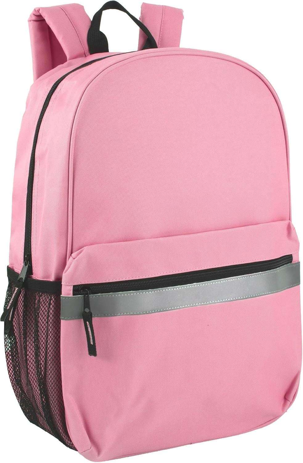 Trail maker (24 Pack) 17″ Backpack – Reflective School Backpack with Padded Straps, Water Bottle Pockets for Young Adults, Travel, Camp (Multi Color Pack)(Multi Color Pack)