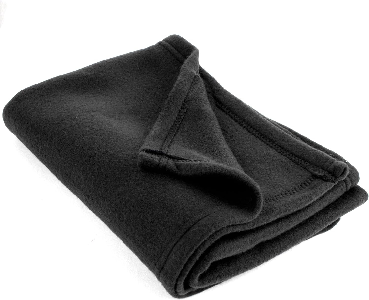 50×60 Throw Blankets, Ultra Soft Hypoallergenic Fleece Fall Throw Blanket for Livingroom, Couch, Chair, Bed, Black(Solid Black)