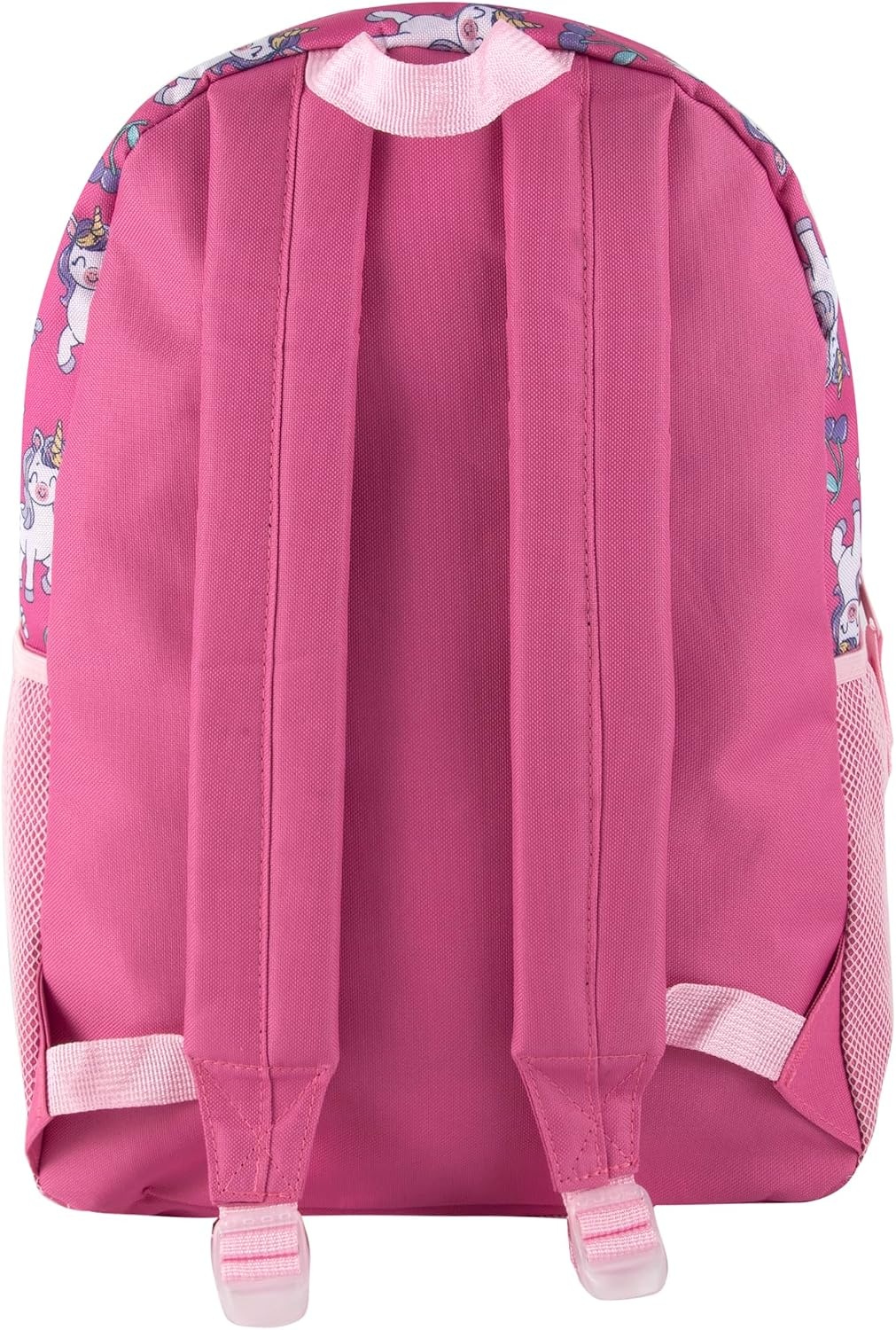 Trail maker 17 Kids Character School Backpacks Plush for Girls with Side Pockets, Padded Straps(Plush Cherry Unicorns)