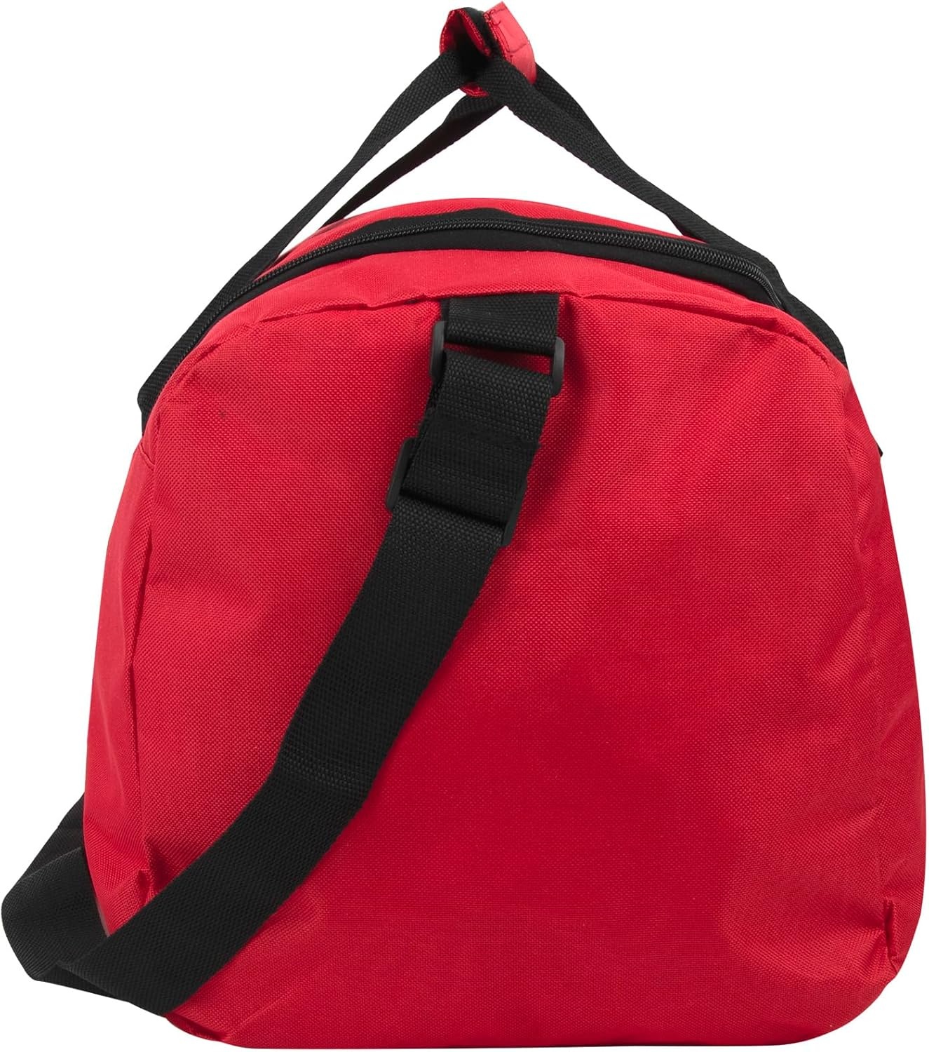 20 Inch, 40 Liter Duffel Bag for Men, Women Travel Weekender Overnight Carry-on Shoulder Duffel Tote Bag (Black)(Red)
