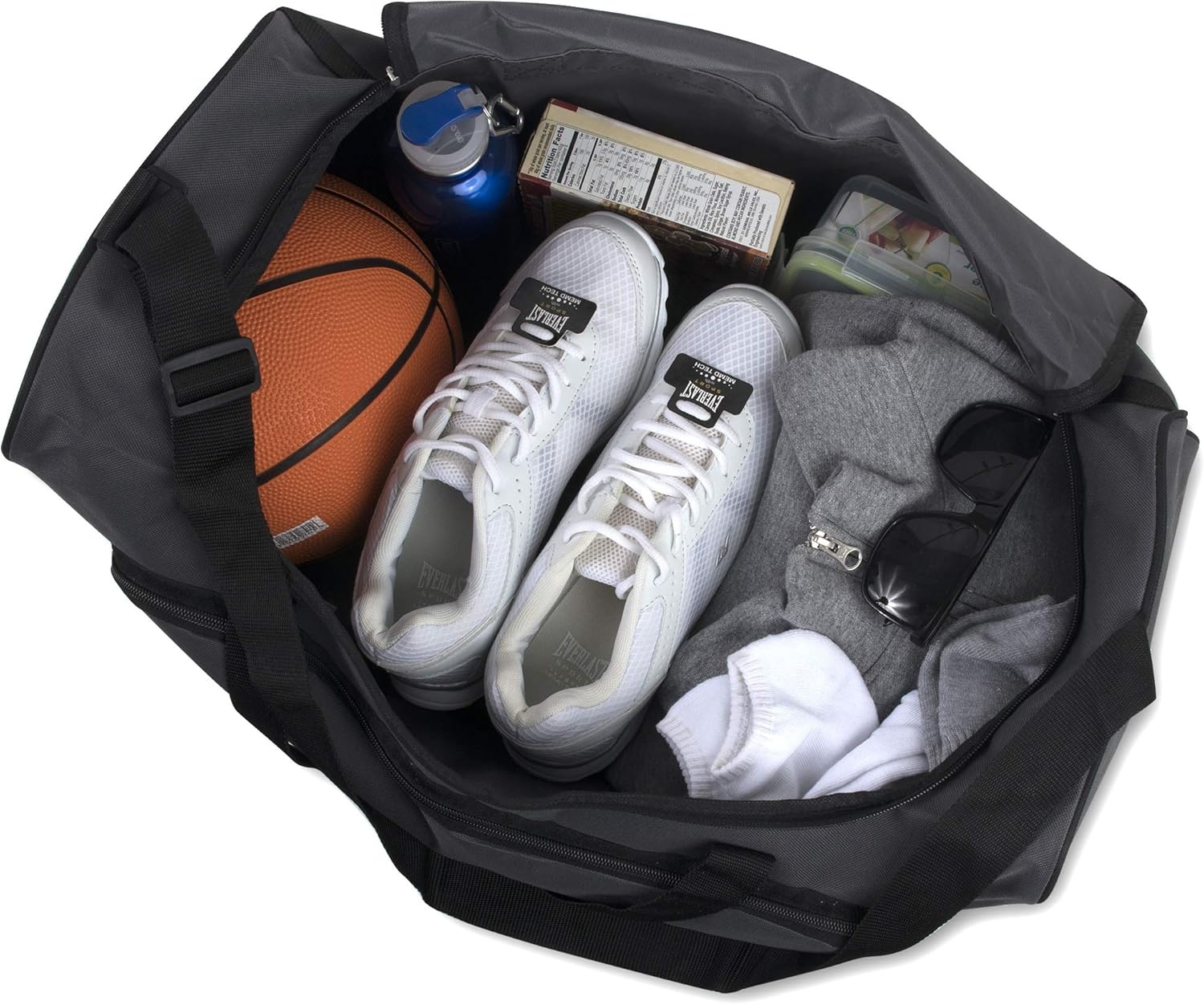 Lightweight Canvas Duffle Bags for Men & Women For Traveling, the Gym, and as Sports Equipment Bag/Organizer(Grey 2)
