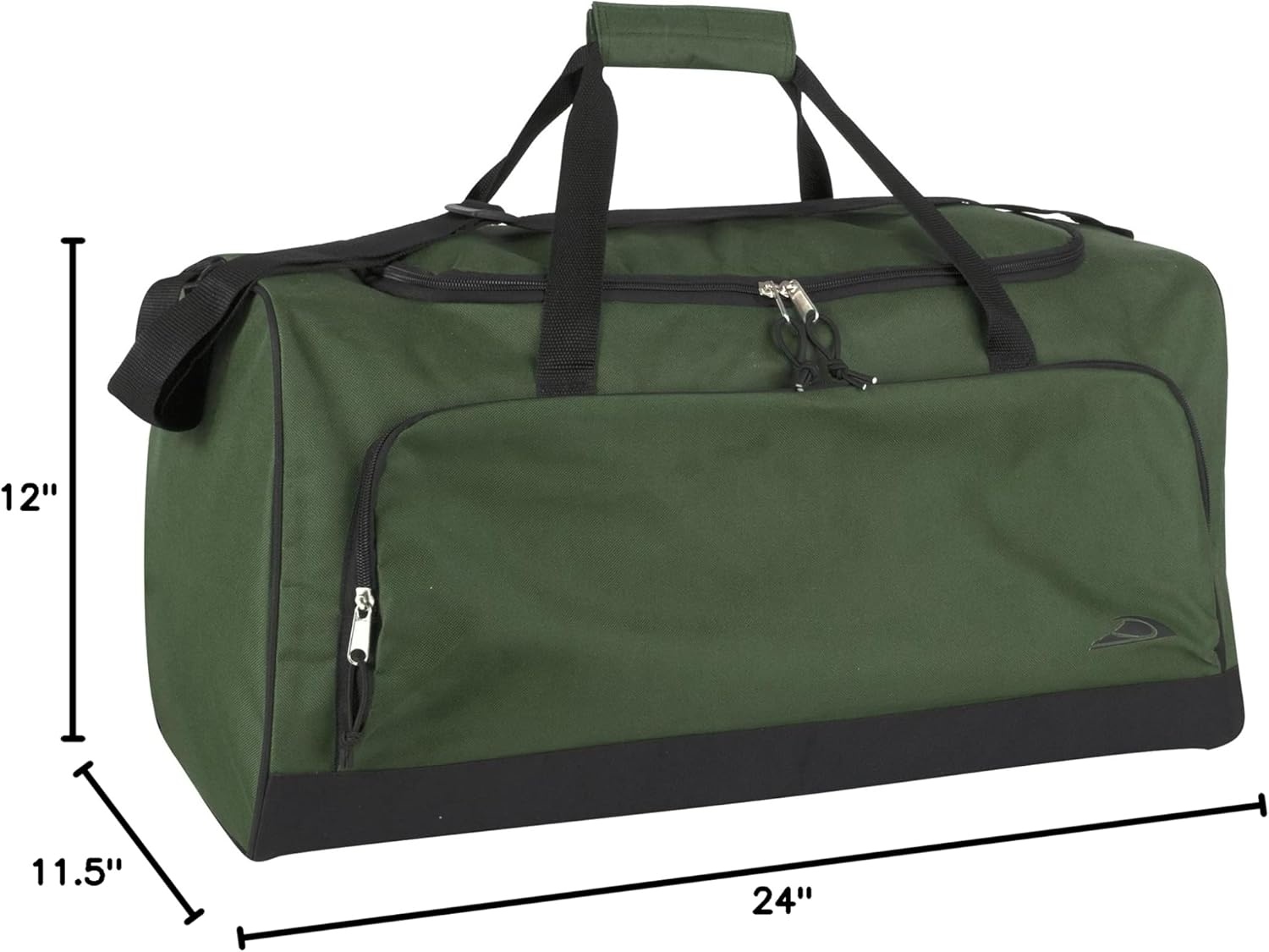 Lightweight Canvas Duffle Bags for Men & Women For Traveling, the Gym, and as Sports Equipment Bag/Organizer(Green)