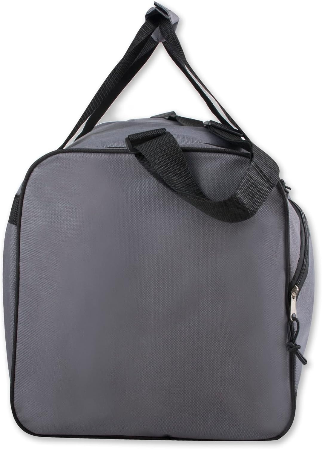 60 Liter, 26 Inch Duffle Bag – Heavy Duty Extra Large Sports Gym Equipment Travel Duffel Bag for Men and Women (Black)(Grey)
