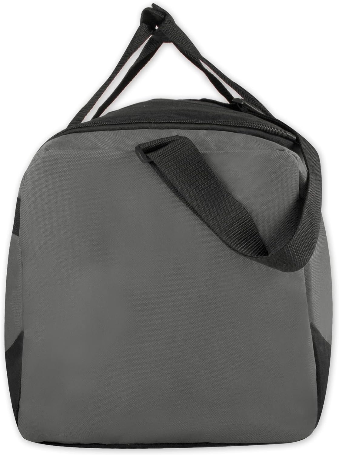 20 Inch, 40 Liter Duffel Bag for Men, Women Travel Weekender Overnight Carry-on Shoulder Duffel Tote Bag (Black)(Grey)